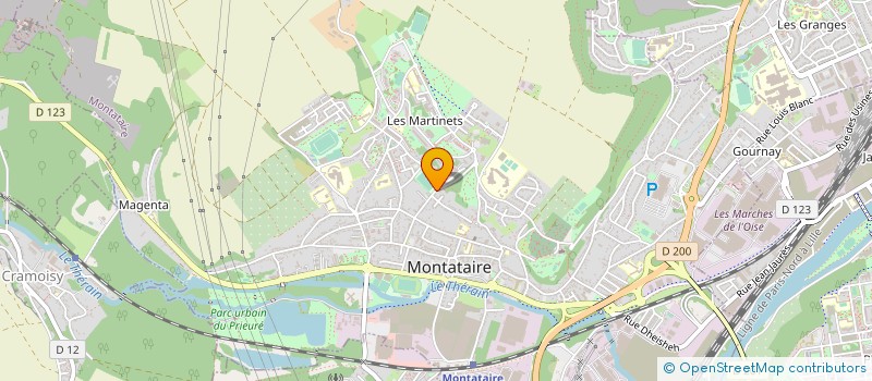 localisation de l'entreprise REGIE COMMUNALE ELECTRICITE à MONTATAIRE