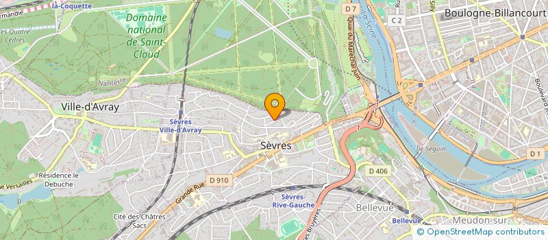 localisation de l'entreprise REGIE CONCEPT à SEVRES