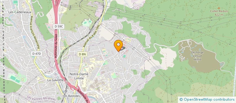 localisation de l'entreprise REGIE CTRE GEST ECONOMIQ SOCIAL DE CITE à MARSEILLE
