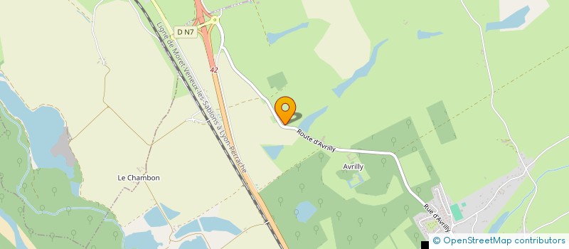 localisation de l'entreprise REGIE D'AVRILLY TOURISME  TREVOL