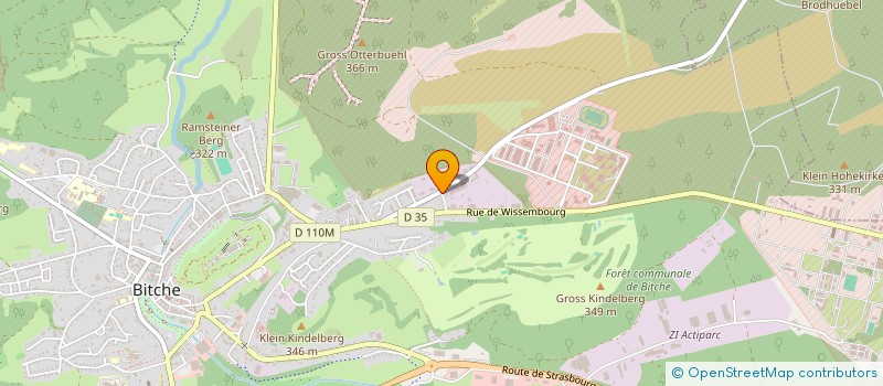 localisation de l'entreprise REGIE D'ELECTRICITE DE BITCHE à BITCHE