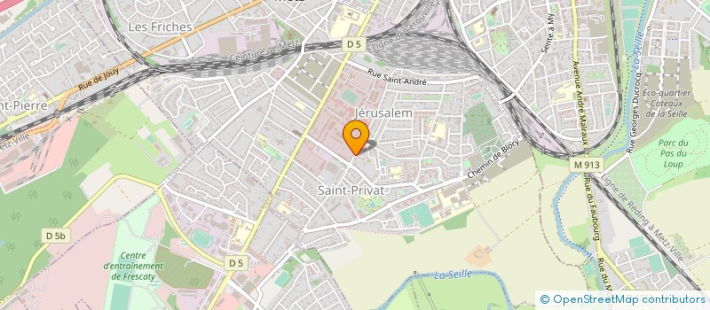localisation de l'entreprise REGIE D'ETUDES ET DE GESTION à MONTIGNY-LES-METZ