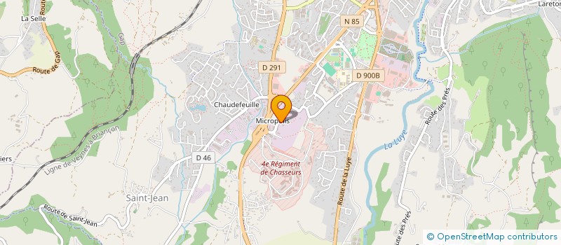 localisation de l'entreprise REGIE DE MICROPOLIS à GAP