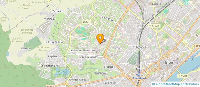 localisation de l'entreprise REGIE DE QUARTIER  BLOIS