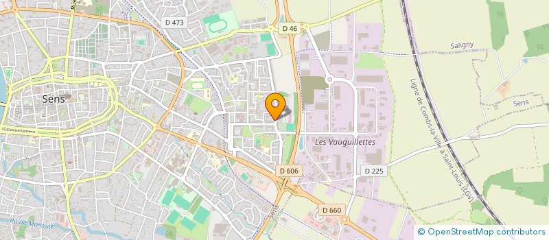 localisation de l'entreprise REGIE DE QUARTIER ATOUT SENS à SENS