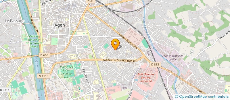 localisation de l'entreprise REGIE DE QUARTIER D AGEN à AGEN