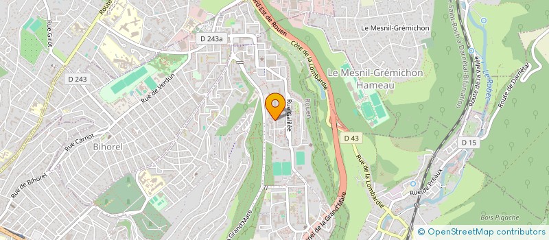 localisation de l'entreprise REGIE DE QUARTIER DES HAUTS DE ROUEN  ROUEN