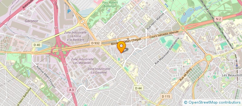 localisation de l'entreprise REGIE DE QUARTIER SADDAKA à AULNAY-SOUS-BOIS