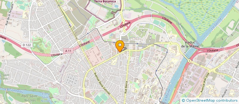 localisation de l'entreprise REGIE DE QUARTIERS D ANGERS à ANGERS