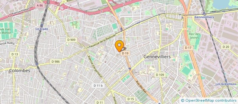 localisation de l'entreprise REGIE DE QUARTIERS D'ASNIERES à ASNIERES-SUR-SEINE