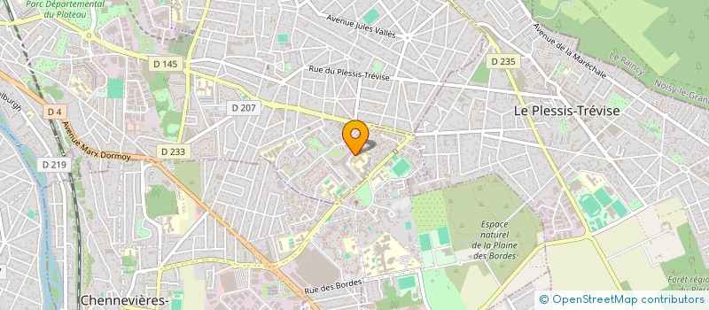 localisation de l'entreprise REGIE DE QUARTIERS DE CHAMPIGNY SUR MARNE à CHAMPIGNY-SUR-MARNE