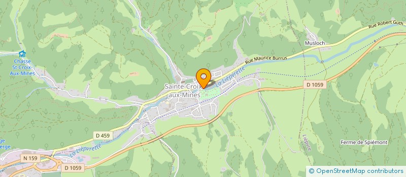 localisation de l'entreprise REGIE DE TELEDISTRIBUTION  SAINTE-CROIX-AUX-MINES