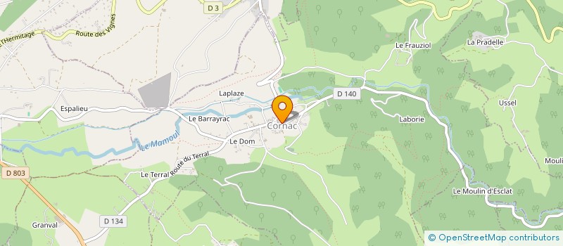 localisation de l'entreprise REGIE DE TRNSPORT PUBLIC DE PERSONNES à GLANES