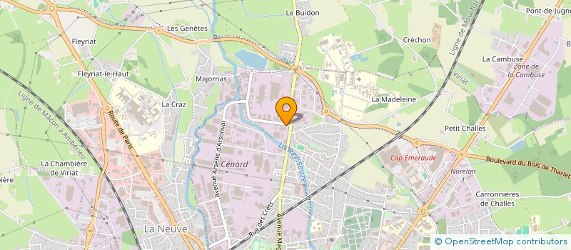 localisation de l'entreprise REGIE DEPART DES TRANSPORTS DE L'AIN à BOURG-EN-BRESSE