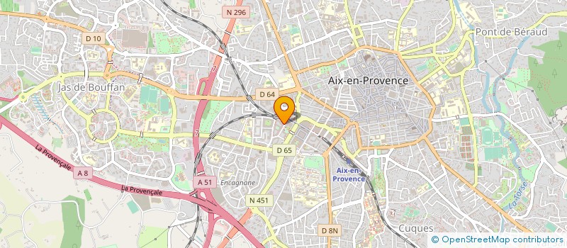 localisation de l'entreprise REGIE DES EAUX DU PAYS D'AIX à AIX-EN-PROVENCE