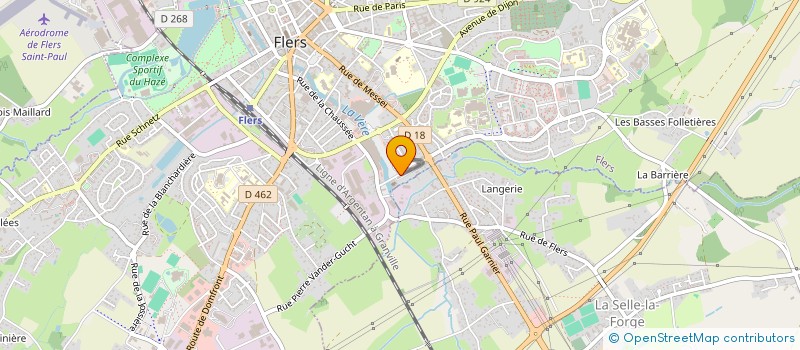 localisation de l'entreprise REGIE DES QUARTIERS ARC EN CIEL à FLERS