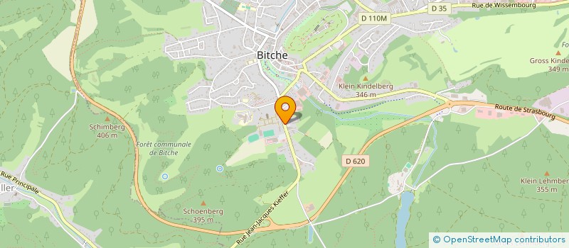 localisation de l'entreprise REGIE DES VOSGES DU NORD à BITCHE