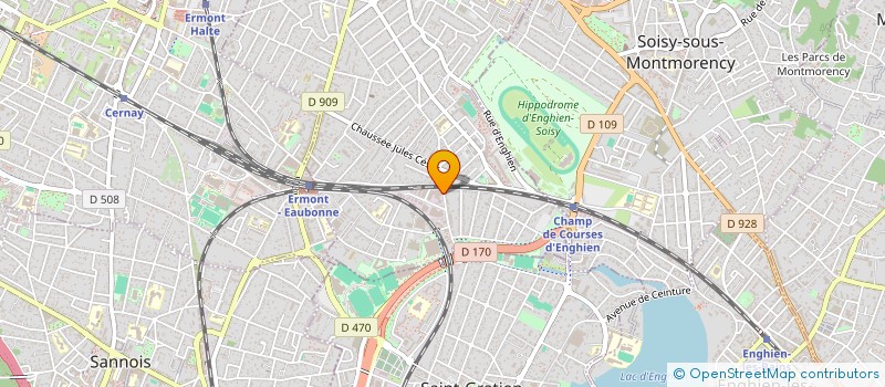 localisation de l'entreprise REGIE-DEV à EAUBONNE