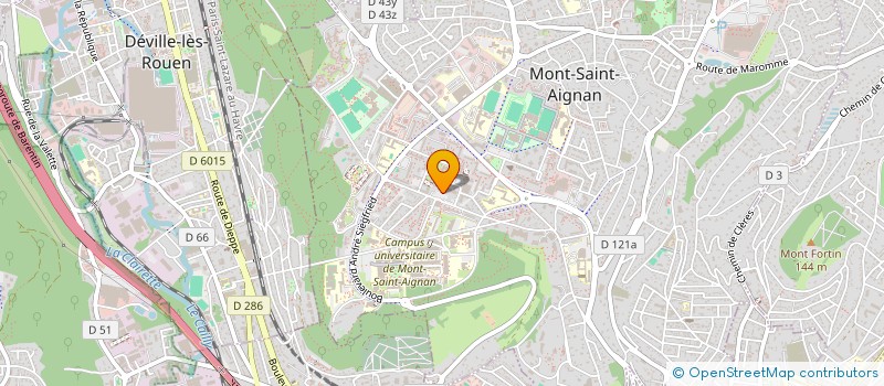 localisation de l'entreprise REGIE DU CINEMA ARIEL à MONT-SAINT-AIGNAN