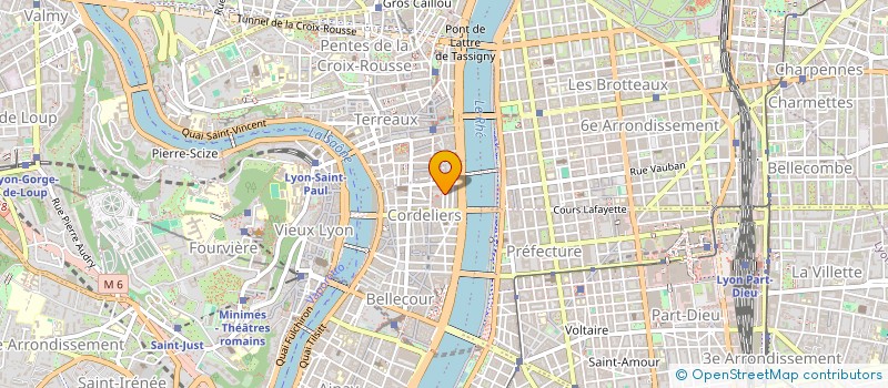 localisation de l'entreprise REGIE DU COMMERCE à LYON
