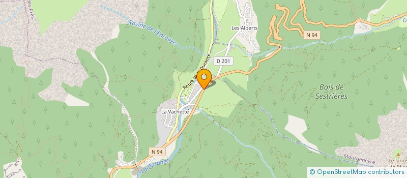 localisation de l'entreprise REGIE DU DURANCIA BALNEO ET SPA  MONTGENEVRE