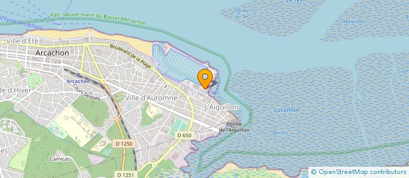 localisation de l'entreprise REGIE DU PORT D'ARCACHON à ARCACHON
