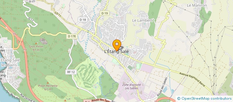 localisation de l'entreprise REGIE DU THEATRE ET DE L'ANIMATION A L'ETANG-SALE à L'ETANG-SALE