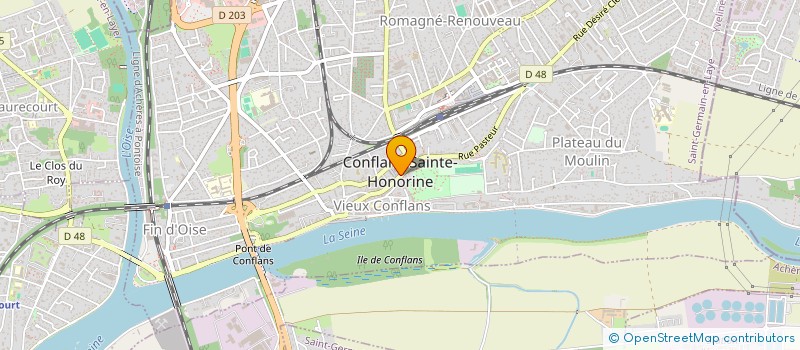 localisation de l'entreprise REGIE DU THEATRE MUNICIPAL SIMONE-SIGNORET à CONFLANS-SAINTE-HONORINE