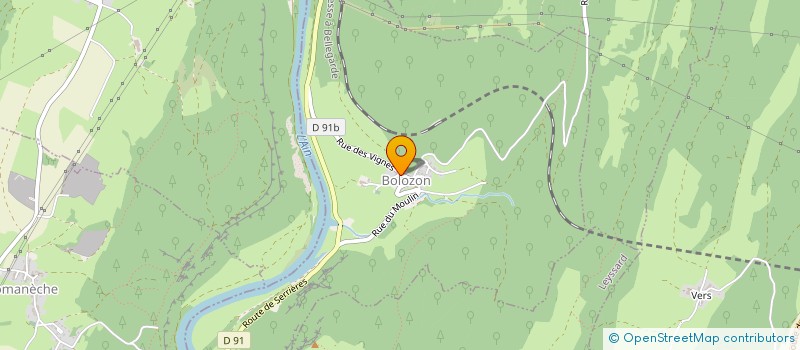 localisation de l'entreprise REGIE DUPRONT à BOLOZON