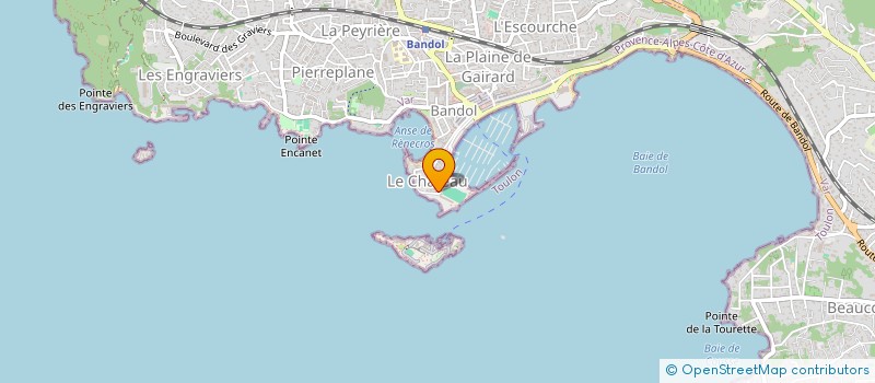 localisation de l'entreprise REGIE ECOLOYER à BANDOL