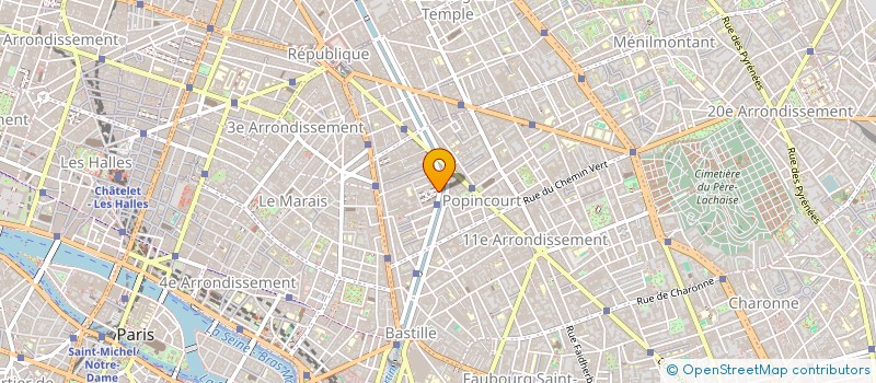 localisation de l'entreprise REGIE EDITION STRATEGIE  PARIS