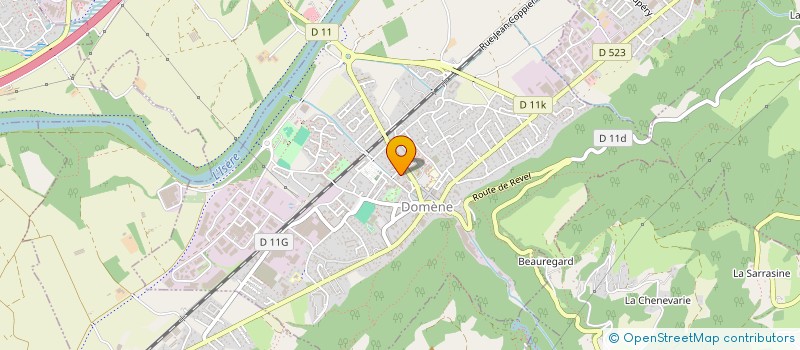 localisation de l'entreprise REGIE ELECTRIQUE DE DOMENE à DOMENE
