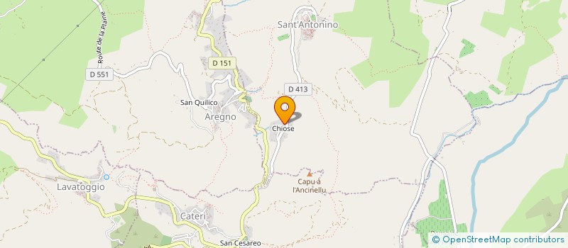 localisation de l'entreprise REGIE EQUIPEMENTS MUNICIPAUX SPORTIFS SAN FRANCESCU à MONTICELLO