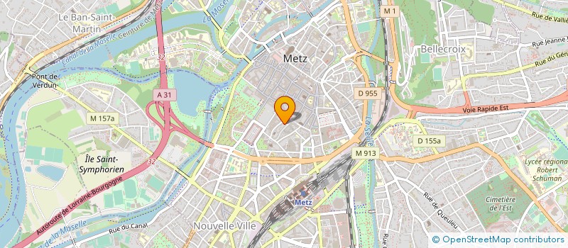 localisation de l'entreprise REGIE EST SARL à METZ