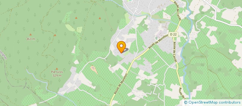 localisation de l'entreprise REGIE ET TECHNOLOGIE à COTIGNAC