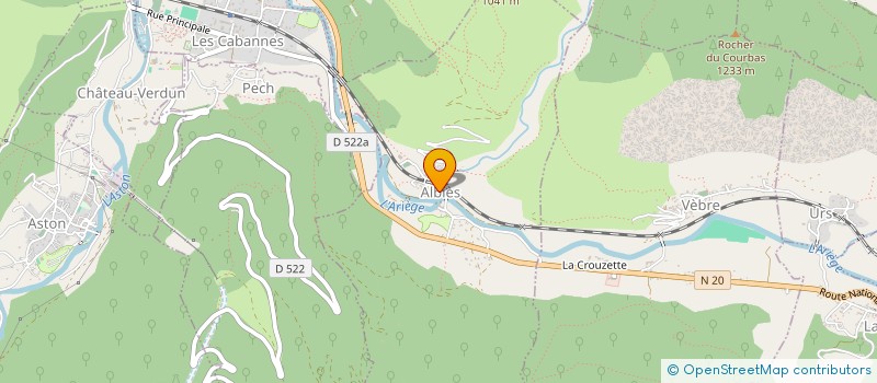 localisation de l'entreprise REGIE EXPLOIT STADE NEIGE PLATEAU BEILLE à LES CABANNES