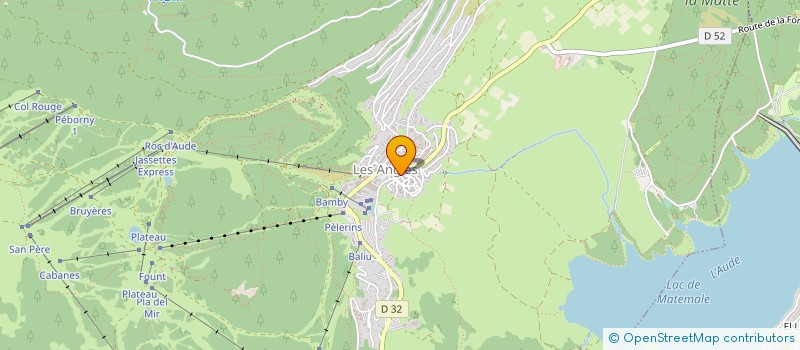 localisation de l'entreprise REGIE FORESTIERE DES ANGLES  LES ANGLES