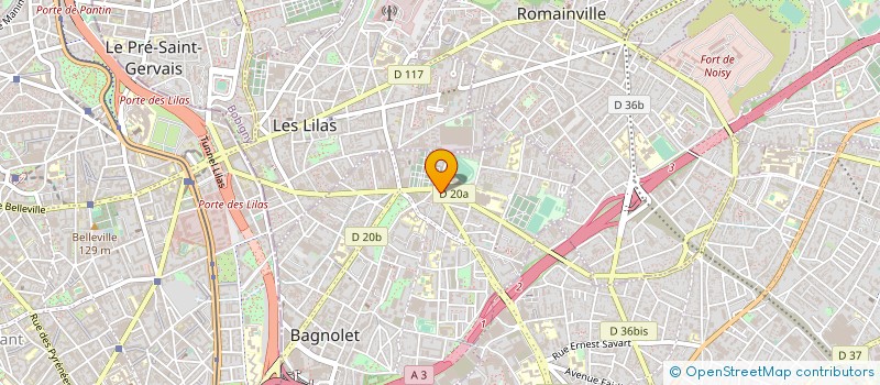 localisation de l'entreprise REGIE FRANCAISE COMMERCIALISATION à BAGNOLET