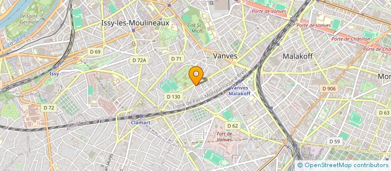 localisation de l'entreprise REGIE GENERALE D'ANNUAIRES à VANVES