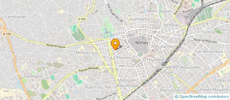 localisation de l'entreprise REGIE GENERALE D ENTREPRISES à NIMES
