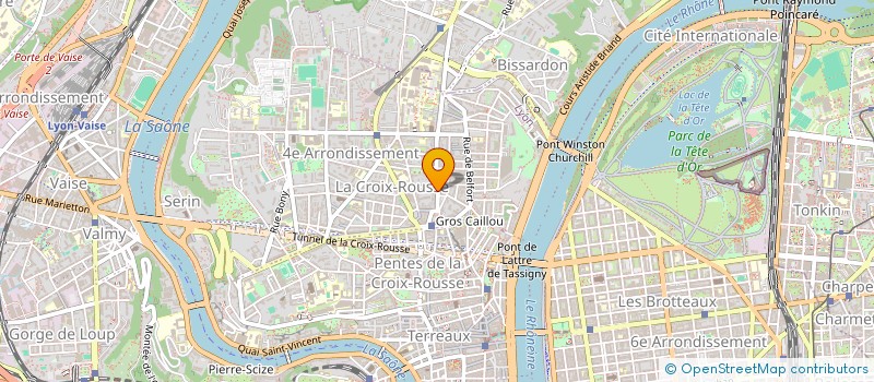 localisation de l'entreprise REGIE GINDRE à LYON