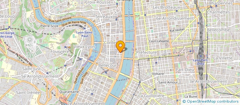 localisation de l'entreprise REGIE GINON à LYON