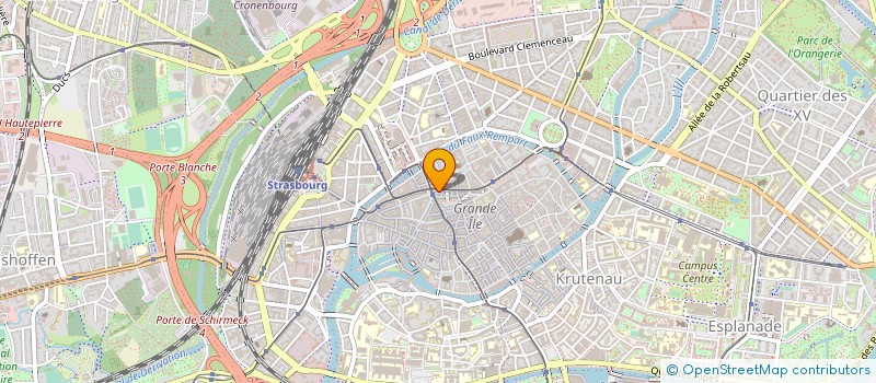 localisation de l'entreprise REGIE GRAND EST à STRASBOURG