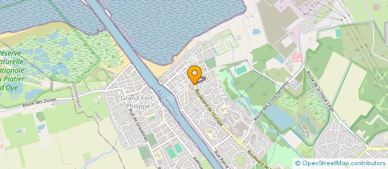 localisation de l'entreprise REGIE GRAVELINOISE DES EQUIPEMENTS DE SPORTS ET DE LOISIRS à GRAVELINES