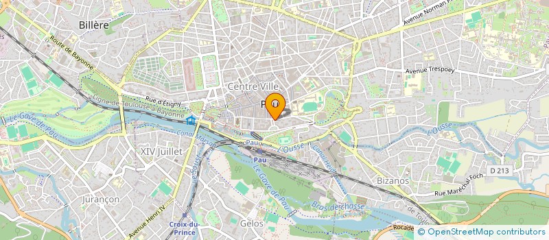 localisation de l'entreprise REGIE IMMOBILIERE DU BEARN à PAU