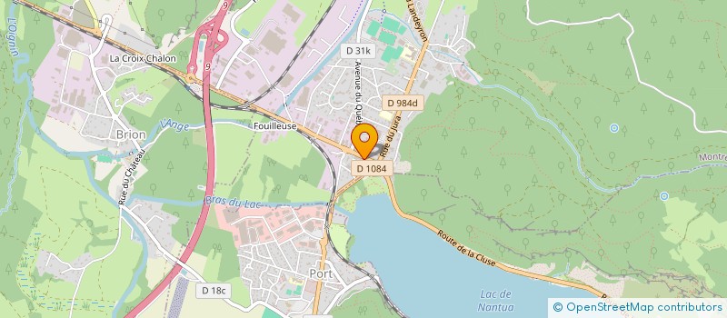 localisation de l'entreprise REGIE IMMOBILIERE DU HAUT BUGEY à MONTREAL-LA-CLUSE