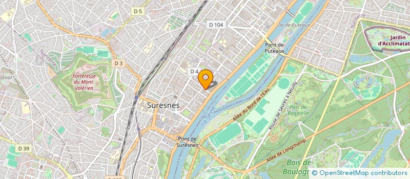 localisation de l'entreprise REGIE INDUSTRIE SERVICES à SURESNES