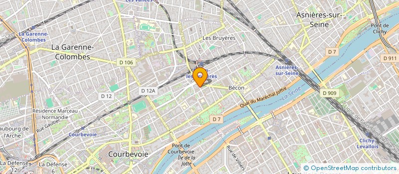 localisation de l'entreprise REGIE JULIE à COURBEVOIE