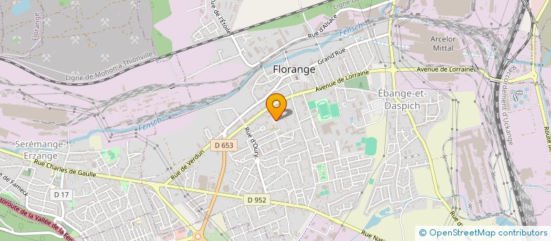 localisation de l'entreprise REGIE LA PASSERELLE à FLORANGE
