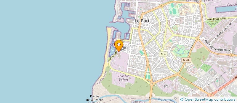 localisation de l'entreprise REGIE MASCAREIGNES à LE PORT